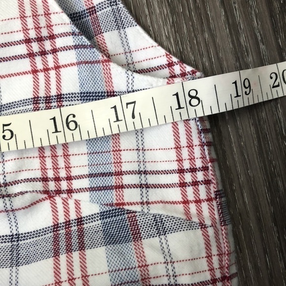 LELA Designs Organic Cotton Plaid Vest, M - Picture 6 of 9